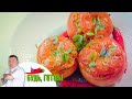 Фаршированные томаты. Оригинальная закуска с пикантным вкусом