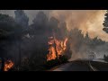 Святая гора Афон в огне. Сотни спасателей борются с пожаром