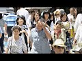 Жуткая жара в Японии. Сентябрьский зной побил все рекорды